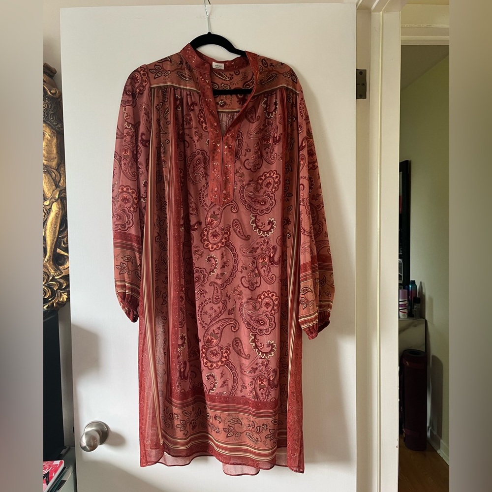 Aritzia Wilfred Paisley Dress